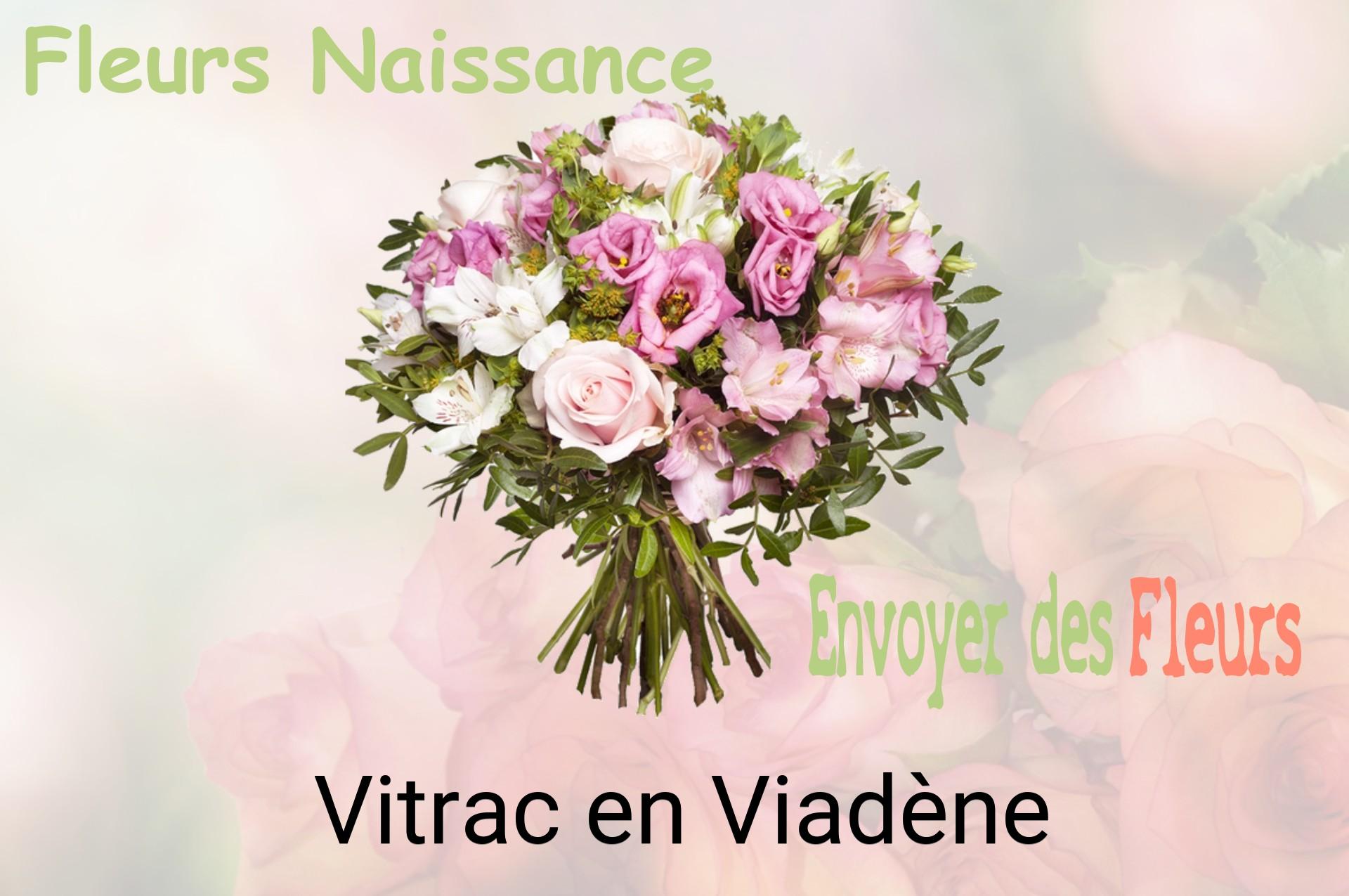 Bouquet de fleurs de naissance livré à Vitrac-en-Viadène